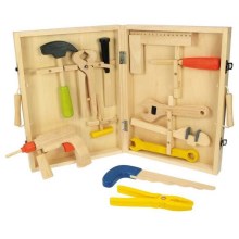 Bigjigs Toys - Wooden case with tools