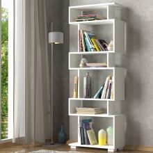 Bookcase BLOK 165x60 cm white