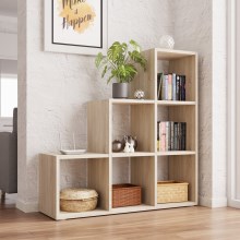 Bookcase TRIO 108x105 cm oak sonoma