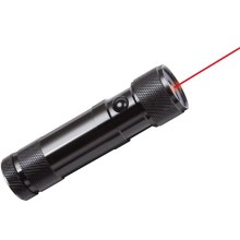 Brennenstuhl - LED Flashlight with a laser pointer LED/3xAAA