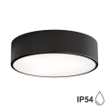 Brilagi - Bathroom ceiling light CLARE 2xE27/24W/230V d. 30 cm black IP54