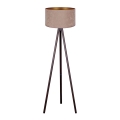 Brilagi - Floor lamp VELVET 1xE27/60W/230V brown/beige