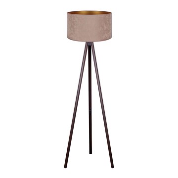 Brilagi - Floor lamp VELVET 1xE27/60W/230V wenge/beige