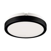 Brilagi - LED Bathroom ceiling light PERA LED/12W/230V d. 18 cm IP65 black