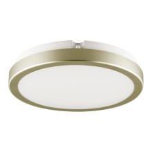 Brilagi - LED Bathroom ceiling light PERA LED/18W/230V d. 22 cm IP65 gold