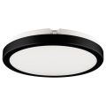 Brilagi - LED Bathroom ceiling light PERA LED/24W/230V d. 28 cm IP65 black