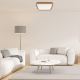 Brilagi - LED Dimmable ceiling light MANAROLA CUBIC LED/24W/230V 3000-6500K oak + remote control