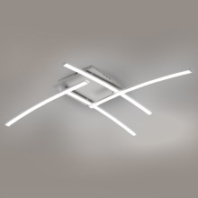 Brilagi - LED Ceiling light STRIPES LED/32W/230V silver