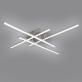 Brilagi - LED Ceiling light STRIPES LED/37W/230V silver