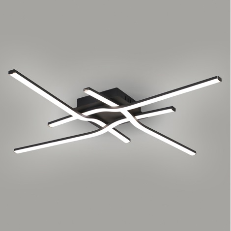 Brilagi - LED Ceiling light STRIPES LED/38W/230V black