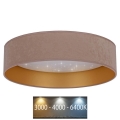 Brilagi - LED Ceiling light VELVET STAR LED/24W/230V d. 40 cm 3000K/4000K/6400K beige/gold