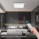 Brilagi - LED Dimmable bathroom ceiling light FRAME SMART LED/24W/230V 3000-6000K IP44 white + remote control