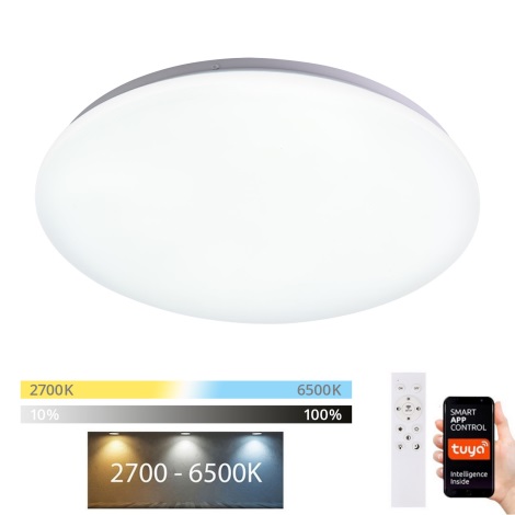 Brilagi - LED Dimmable ceiling light SMART LED/24W/230V 2700-6500K Wi-Fi Tuya + remote control