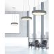 Brilagi - LED Dimmable chandelier on a string FALCON LED/40W/230V 3000-6500K d. 45 cm grey + remote control