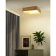 Brilagi - LED Dimmable ceiling light VELVET SQUARE SMART LED/36W/230V 2700-6500K Wi-Fi Tuya + remote control beige
