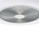 Brilagi - LED Dimmable light with a fan AURA LED/38W/230V 3000-6000K silver + remote control
