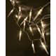 Brilagi - LED Outdoor Christmas chain 50xLED/8 functions/3xAA 8m IP44 warm white