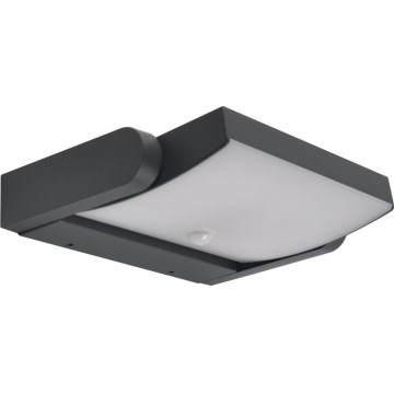 Brilagi - LED Outdoor wall light with a sensor ANKLE LED/18W/230V 3000K IP65 anthracite