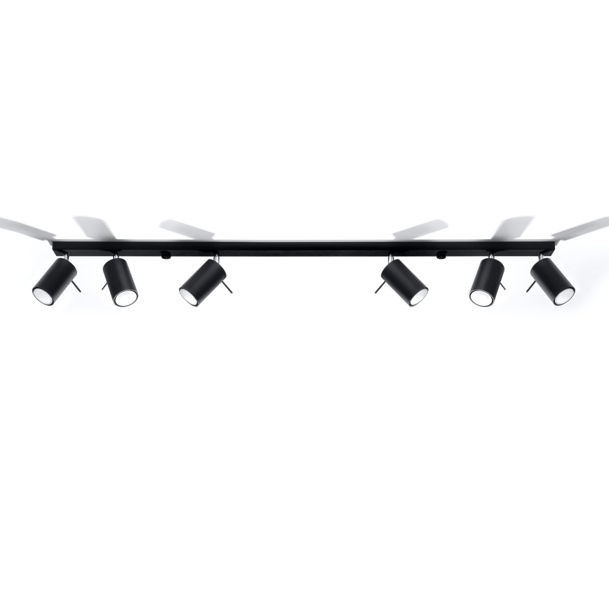 Brilagi -  LED Spotlight ASMUS 6xGU10/7W/230V black