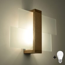 Brilagi -  LED Wall light HERA 1xE27/7,5W/230V beige