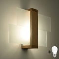 Brilagi -  LED Wall light HERA 1xE27/7,5W/230V wood