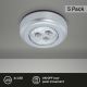 Brilo 2633-054 - SET 5x LED Touch orientation light CABINET LED/1W/4,5V