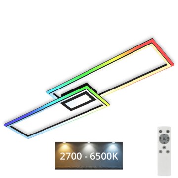 Brilo 3735-015 - LED RGBW Dimmable surface-mounted chandelier FRAME LED/41W/230V 2700-6500K + remote control