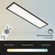 Brilo - LED Dimmable ceiling light PIATTO LED/24W/230V 3000-6500K 100x25 cm + remote control