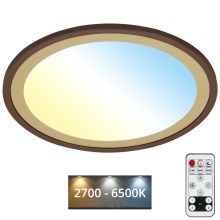 Brilo - LED Dimmable ceiling light SLIM LED/22W/230V 2700-6500K + remote control
