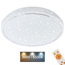 Brilo - LED Dimmable ceiling light STARRY SKY LED/18W/230V 3000-6500K + remote control