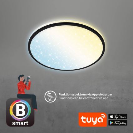 Brilo - LED Dimmable ceiling light STARRY SKY LED/24W/230V 3000-6500K Wi-Fi Tuya + remote control