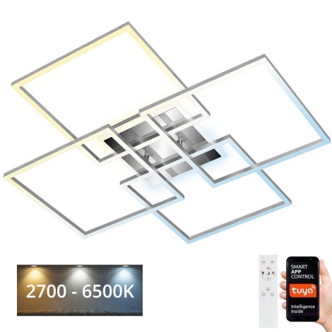 Brilo - LED Dimmable surface-mounted chandelier FRAME LED/50W/230V 2700-6500K Wi-Fi Tuya + remote control