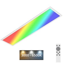 Brilo - RGBW Dimmable ceiling light SLIM LED/24W/230V 3000-6500K 100x25 cm + remote control