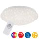 Brilo - RGBW Dimmable ceiling light STARRY SKY LED/10W/230V + remote control