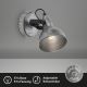 Briloner 2049-014 - Wall spotlight RETRO 1xE14/40W/230V grey