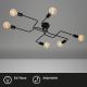 Briloner 2887-065 - Surface-mounted chandelier FARETTO 6xE27/60W/230V