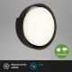 Briloner 3019-015 - LED Outdoor wall light GENUA LED/18W/230V IP44 black