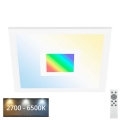 Briloner 319106TF - RGBW Dimmable ceiling light TELEFUNKEN LED/24W/230V 2700-6500K white + remote control