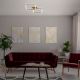 Briloner 3210-017 - LED Dimmable ceiling light FRAME 2xLED/11W/230V gold