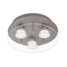 Briloner 3526-032 - LED Dimming ceiling light PARENTOS 3xGU10/5W/230V