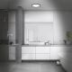 Briloner 3642-415 - LED Bathroom ceiling light SLIM LED/19W/230V d. 29 cm IP44 black