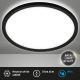 Briloner 3642-415 - LED Bathroom ceiling light SLIM LED/19W/230V d. 29 cm IP44 black