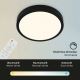 Briloner 3701-015 - LED Dimmable ceiling light RUNA LED/18W/230V 2700-6500K + remote control
