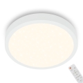 Briloner 3704-016 - LED Dimmable ceiling light RUNA LED/22W/230V 2700-6500K white + remote control