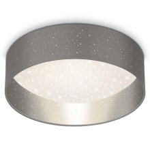 Briloner 3882-014 - LED Ceiling light MAILA STARRY LED/18W/230V grey/silver