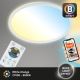 Briloner 7058-016 - LED Dimmable light SLIM LED/18W/230V 2700-6500K Wi-Fi Tuya + remote control