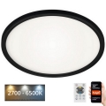 Briloner 7059-015 - LED Dimmable ceiling light SLIM LED/22W/230V 2700-6500K Wi-Fi Tuya + remote control