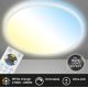 Briloner 7079-016 - LED Dimmable ceiling light SLIM LED/18W/230V 2700-6500K + remote control