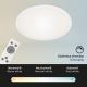 Briloner 7168-016 - LED Dimmable ceiling light PIATTO LED/24W/230V 3000-6500K + remote control