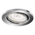 Briloner 8315-018 - LED Bathroom recessed light 1xGU10/5W/230V IP23
